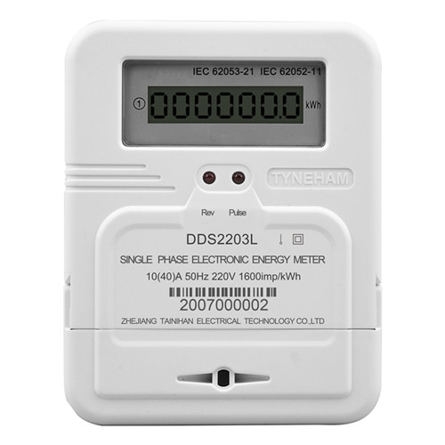 DDS2203L SINGLE PHASE ENERGY METER