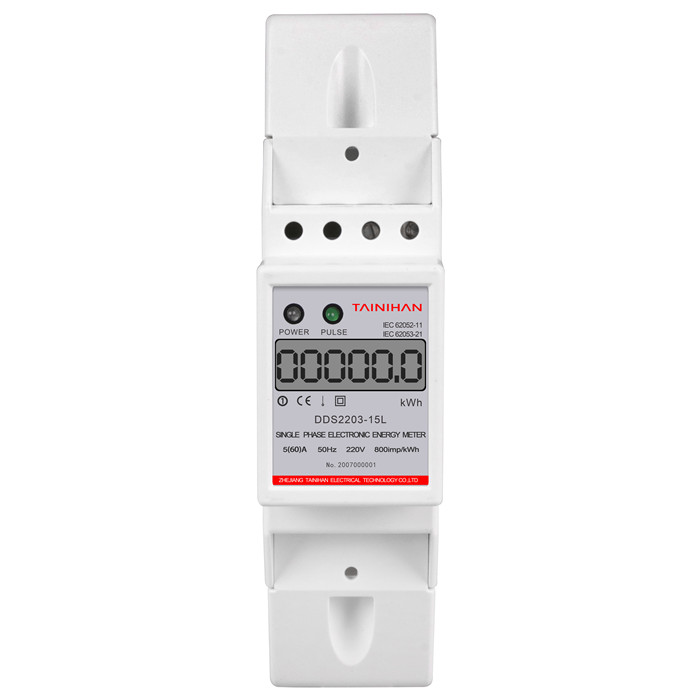 DDS-15L DIN RAIL SINGLE PHASE ENERGY METER