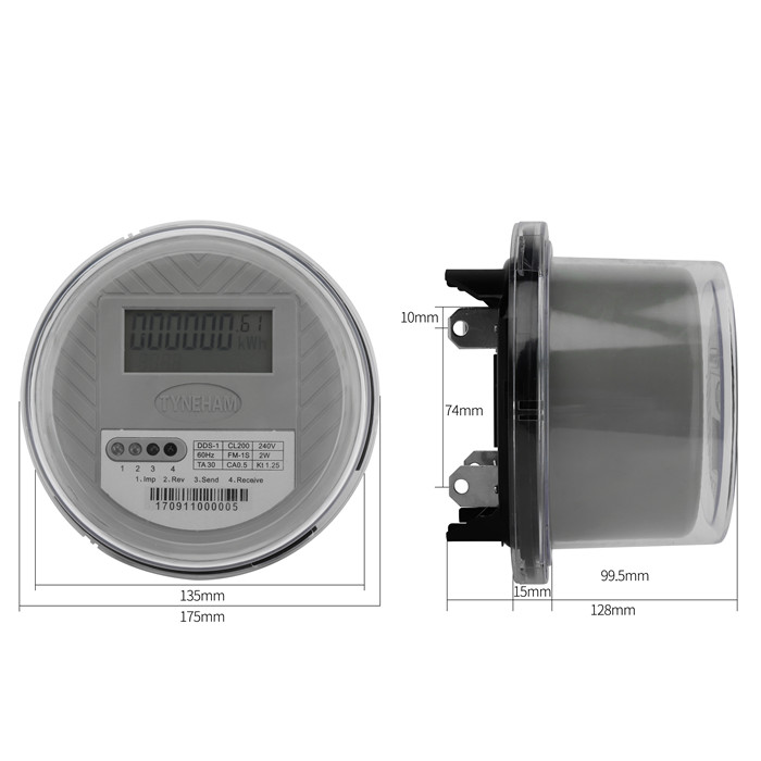 kwh meter dimension